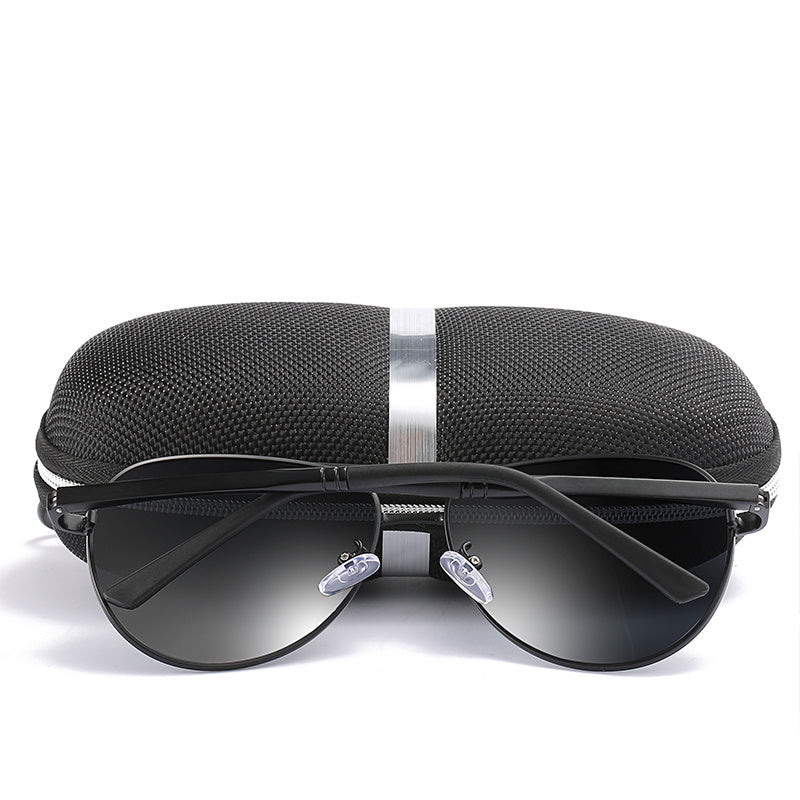 Men's Polarized Sunglasses Toad Mirror Large Frame Driver Sunglasses