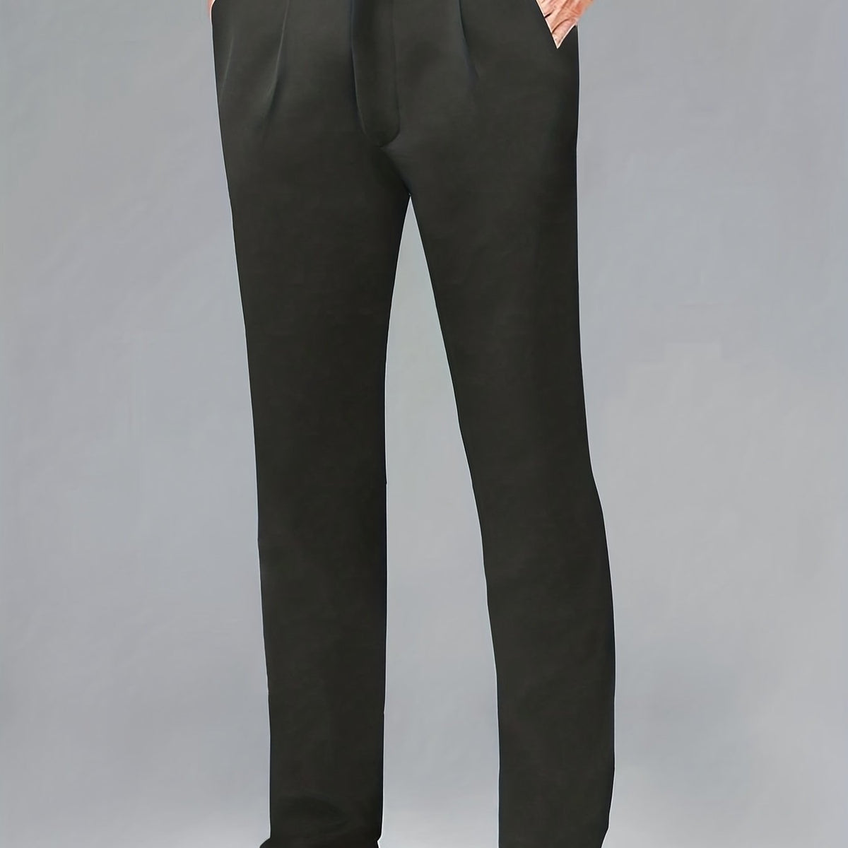 Men's Formal Solid Dress Pants - All Seasons Business