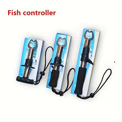 T Shape Fish Controller Stainless Steel Fish Lip Gripper Fishing Tool