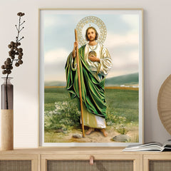 Priest Pattern Canvas Painting Poster Print for Home Religious Decoration Art