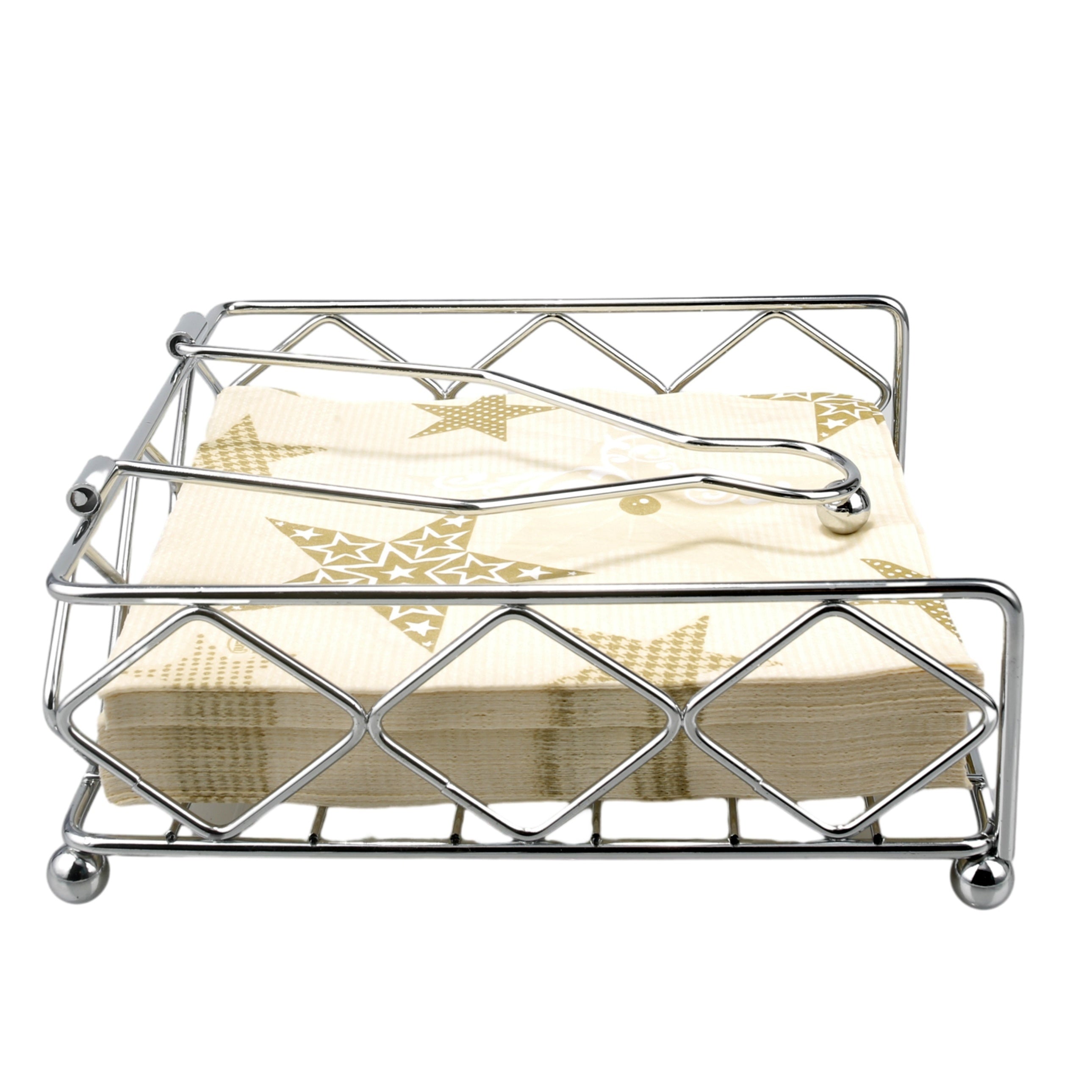 Modern Napkin Holder Metal Paper Napkin Organizer For Kitchen