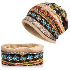 Slouch Sports Knitted Beanie Cap Headscarf Winter Hat Cap Slouchy Snood Hat