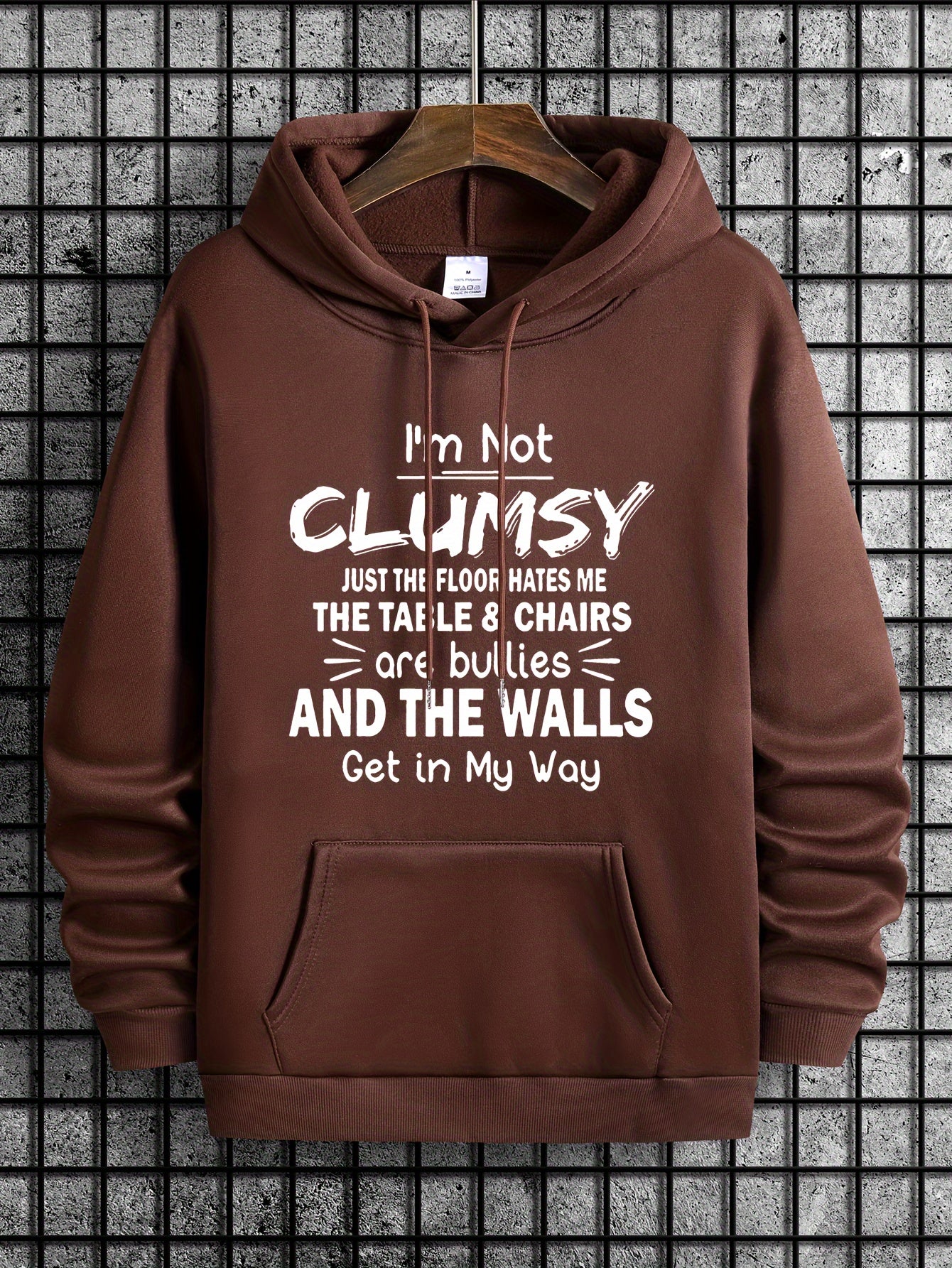 Old Enough To Know Better Print Men's Hooded Sweatshirt