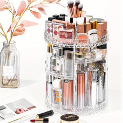DIY Adjustable Spinning Cosmetic Storage Display Box