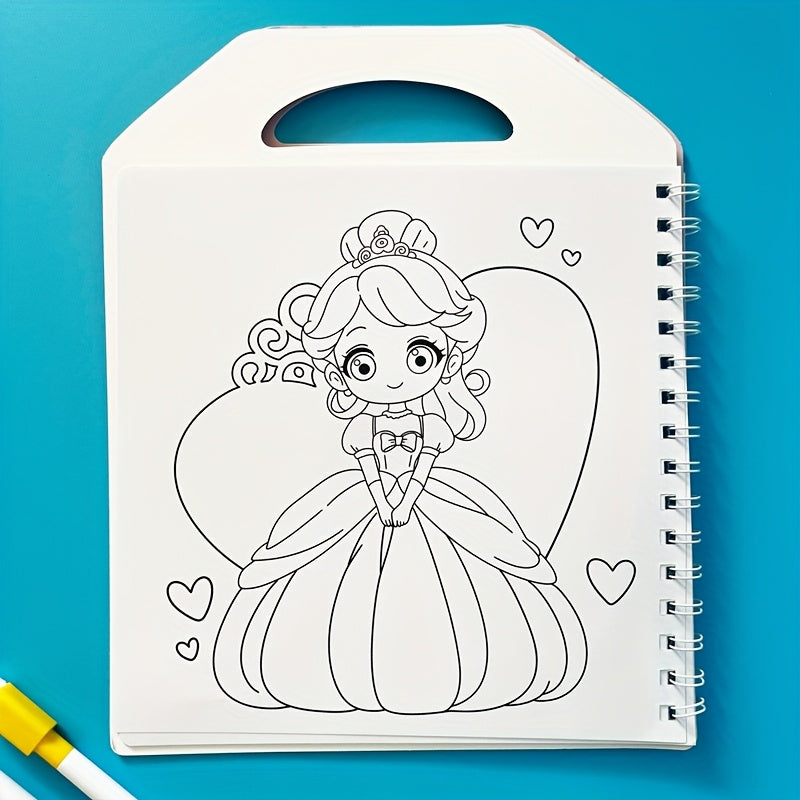 Princess Coloring Book & Markers Set