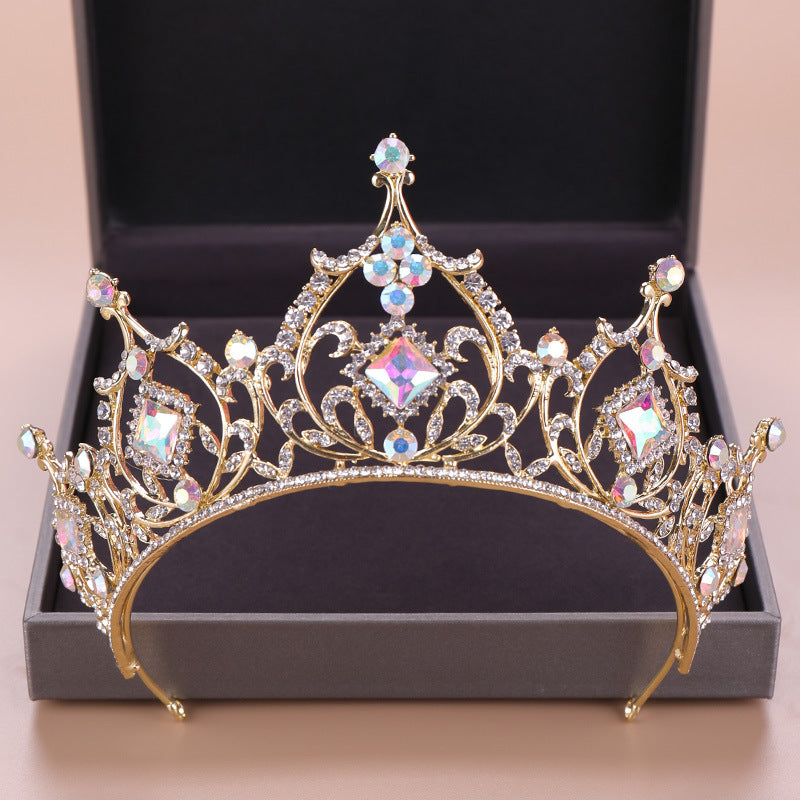 Golden Bridal Headband Tiara Wedding Party Decor