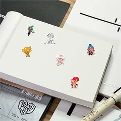 50pcs Cookie Run Kingdom Stickers Vibrant Character Designs Self Adhesive Decals