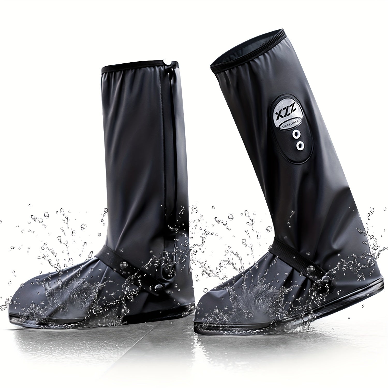 Waterproof Shoe Covers with Reflectors for Men and Women