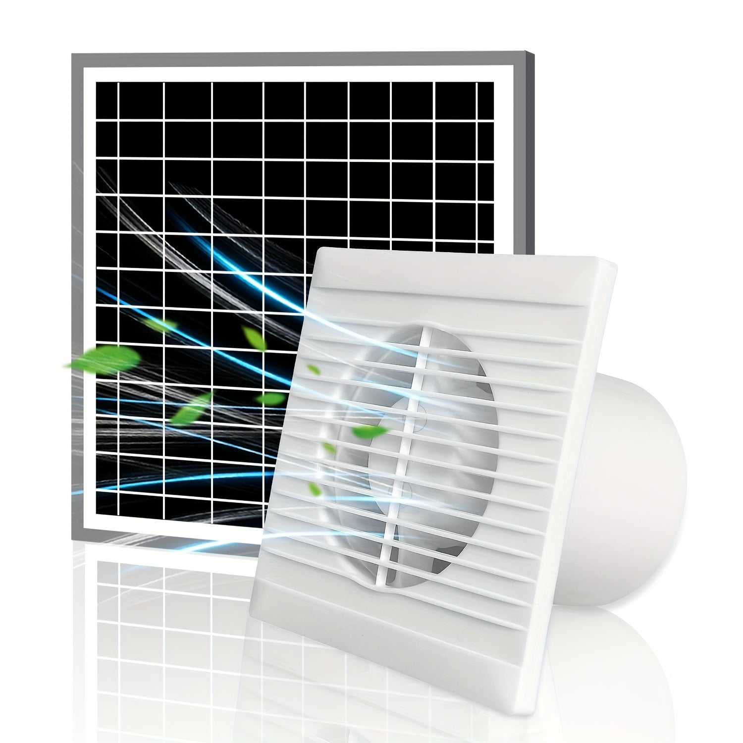 Household Ventilator Fan with Solar Panel