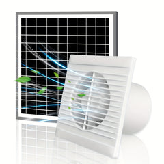 Household Ventilator Fan with Solar Panel