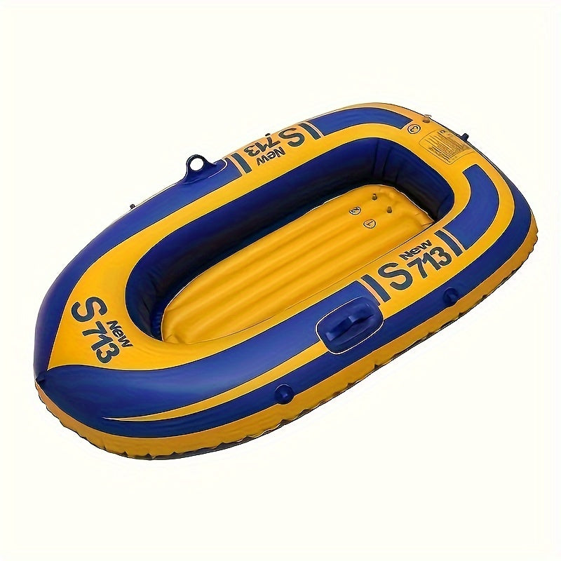 Single Inflatable Boat Raft Fishing Rowing Boat