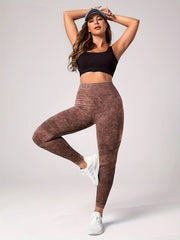 High Waist Yoga Leggings Fitness Running Quick Drying Tight