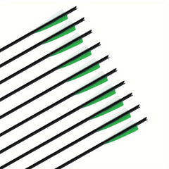 12pcs 18 inch Carbon Fiber Shield Feather Bowfishing Accessory