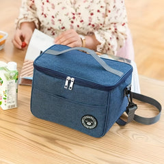 Insulated Lunch Bag with Shoulder Strap Leak Proof Cooler Tote