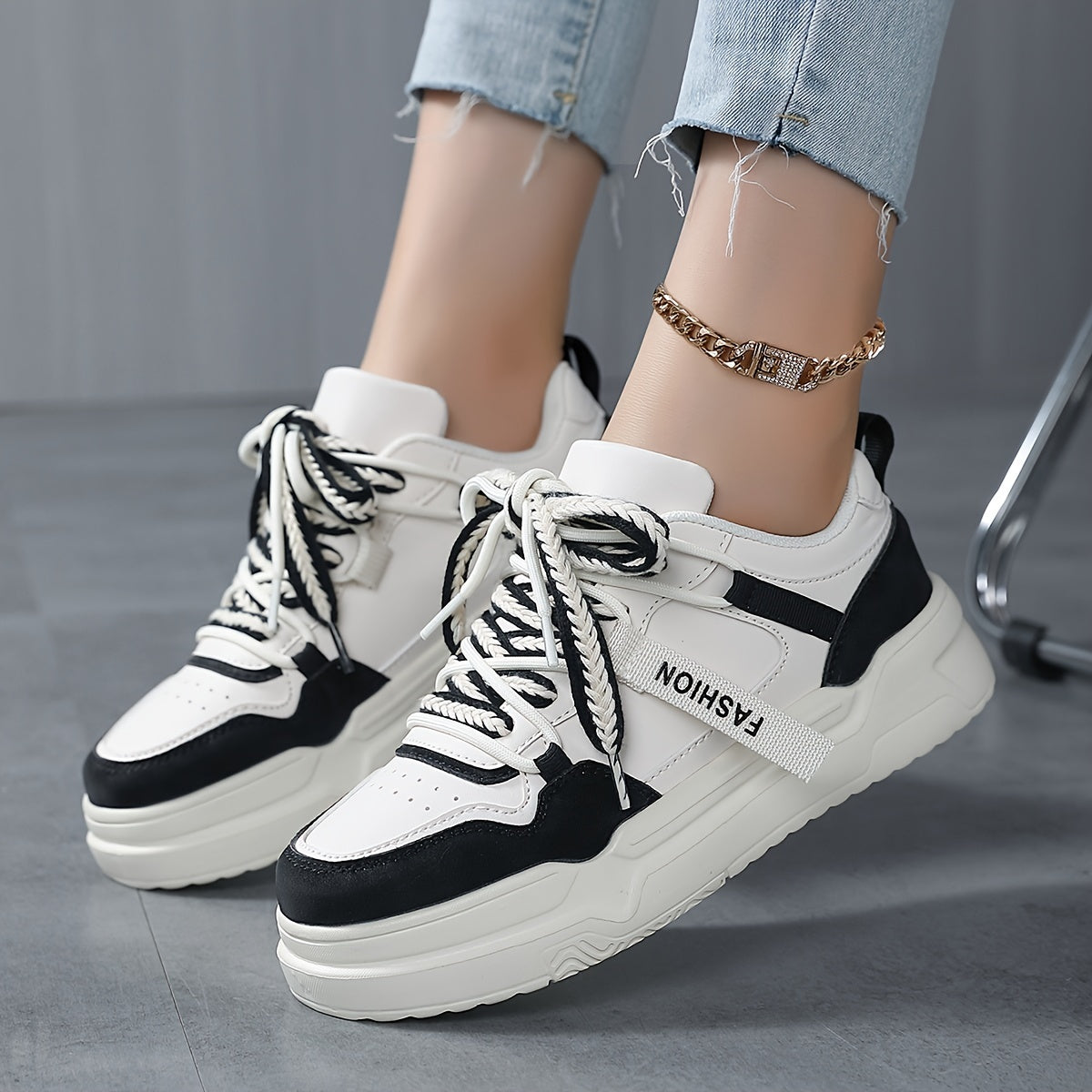 Women's Chunky Sneakers Casual Heighten Wear Resistance Non Slip Shoes