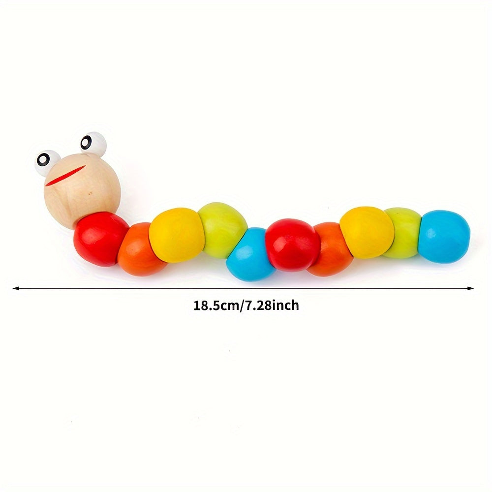 5 in 1 Montessori Wooden Toys Preschool Education Musical Xylophone Beadwork