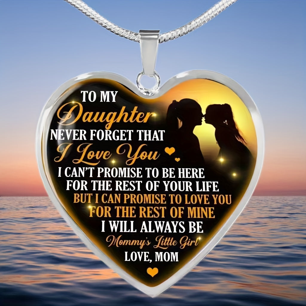 Heart Pendant Necklace Men's Jewelry Couples Gift Women