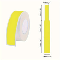 65pcs Cable Labels Roll Colorful Waterproof Wire Labels Stickers Tear Resistant