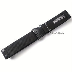 Men's Army Style Combat Belts Quick Release Tactical Belt
