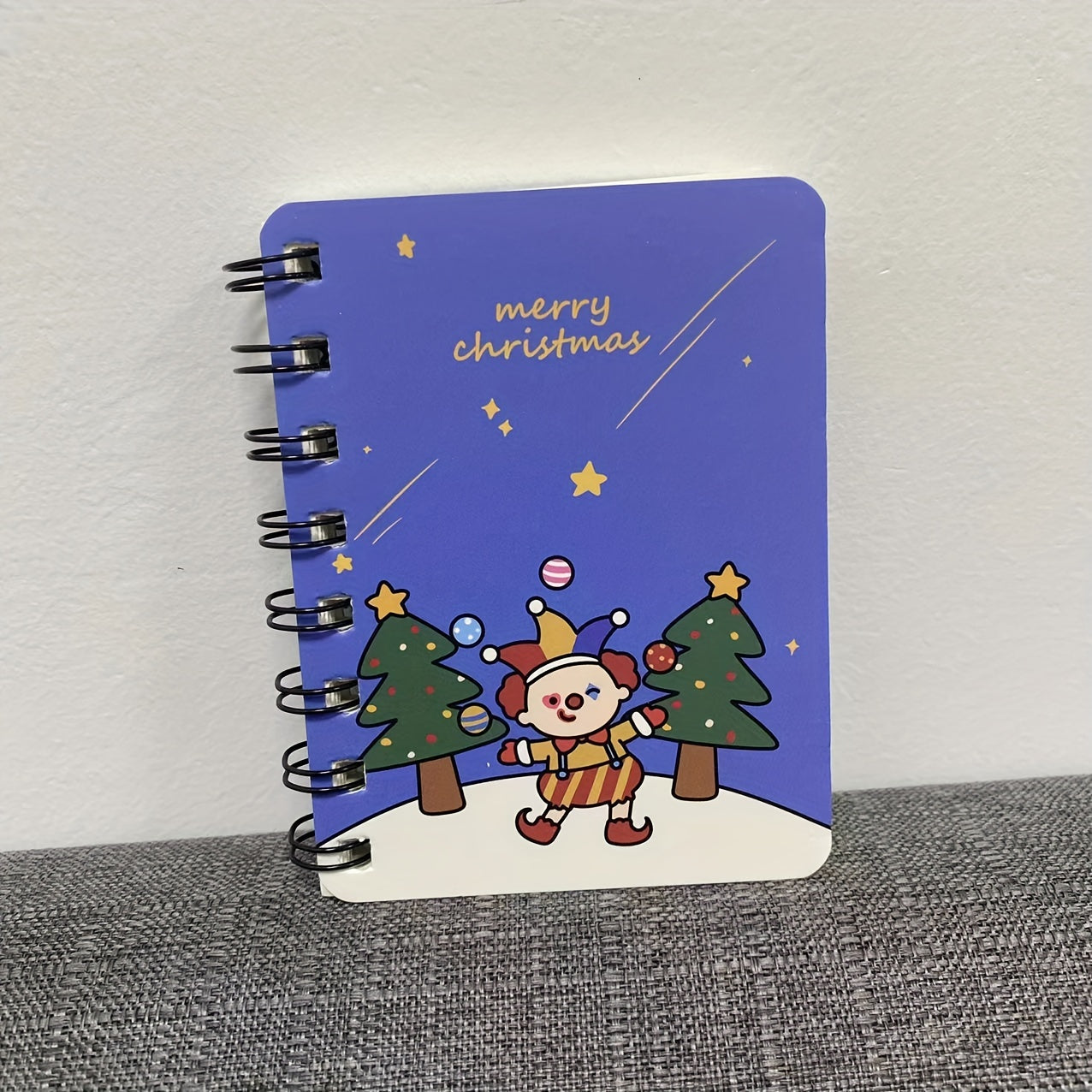 80 Sheets Christmas Coil Notebook Learning Stationery Student Prize Gift