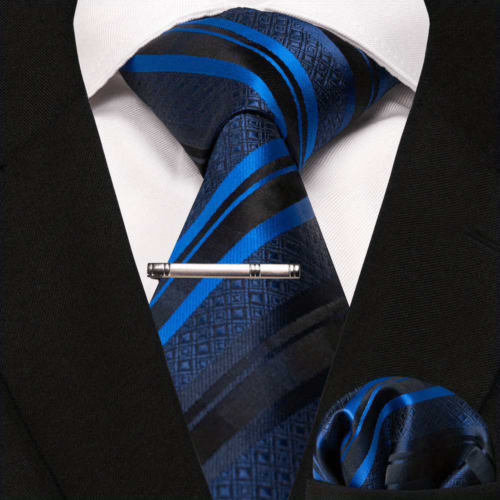 Men's Tie And Pocket Square Set For Party And Business