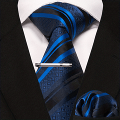 Men's Tie And Pocket Square Set For Party And Business