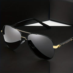 Men's Polarized Driving Sunglasses UV Protection Large Frame