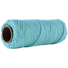 4mm Cotton Macrame Cords for Wall Hangings, Plant Hooks, Crafts - 50m