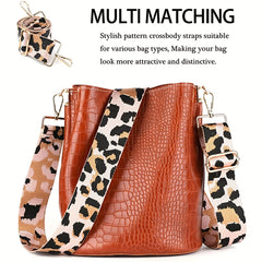 Canvas Bag Crossbody Strap Metal Buckle Adjustable Shoulder Handbag Accessory