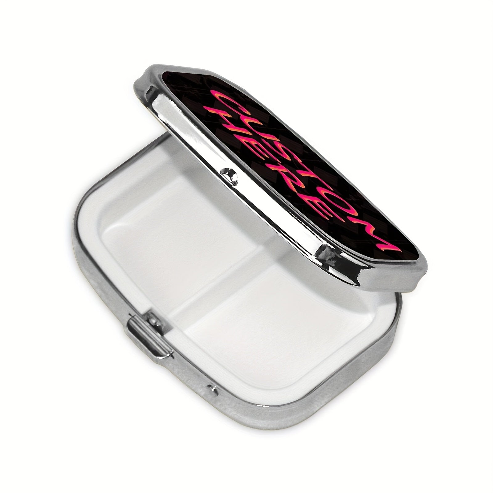 Metal Pill Organizer Wallet Portable Travel Medicine Case