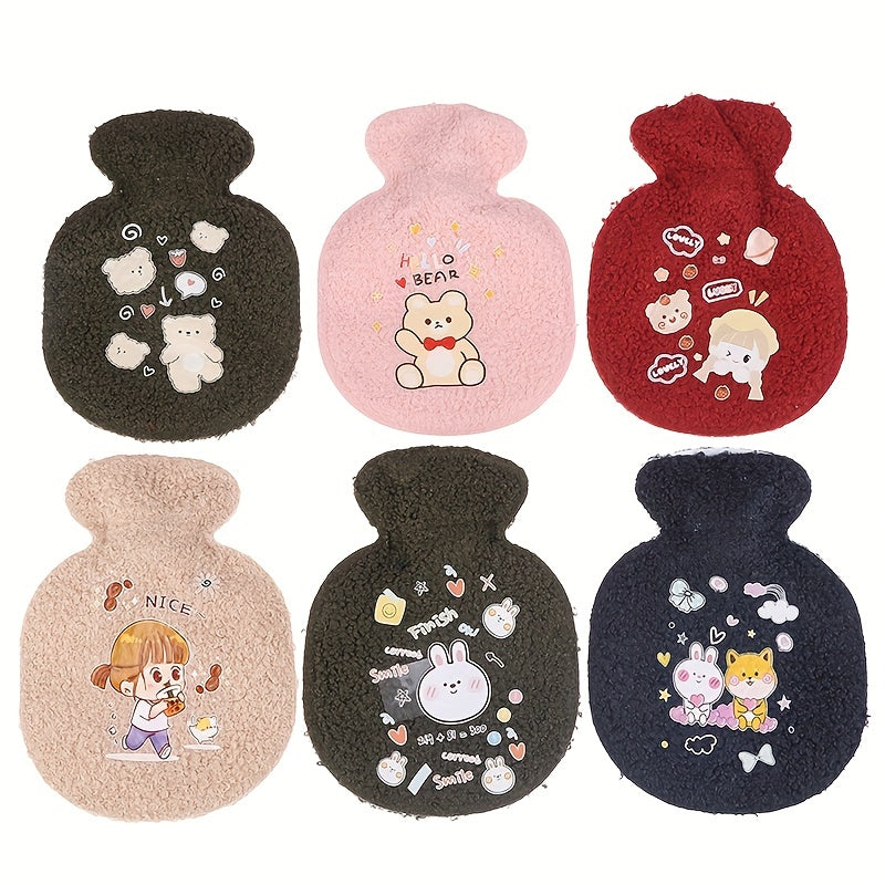 Cute Cartoon Hand Warmer Mini Water Bottle