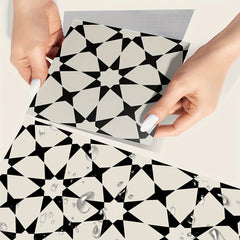 9pcs Flower Brick Stickers Waterproof Non-slip Home Decoration