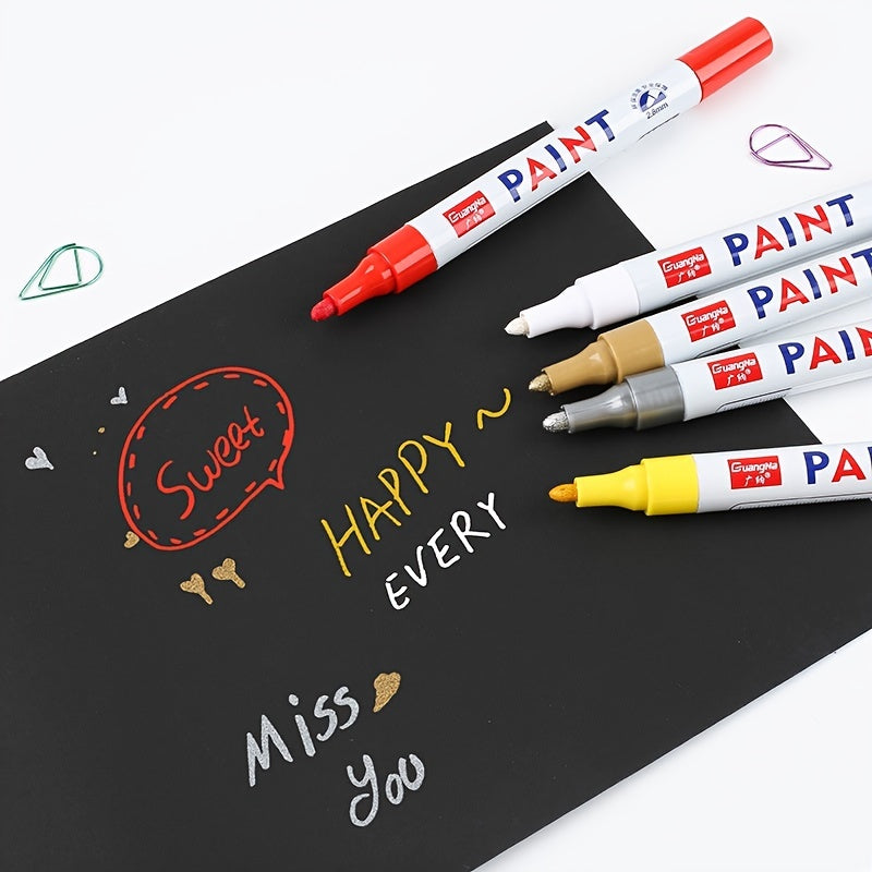 1pc 12 Waterproof Paint Pen Art Graffiti Pen Permanent Sign Pen