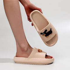 Women's Hot Dog Slides Platform Shoes