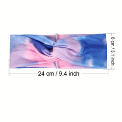 Colorful Tie Dye Women's Sports Headband