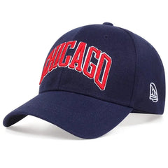CHICAGO Embroidery Football Baseball Cap Adjustable Sun Hat Men Unisex
