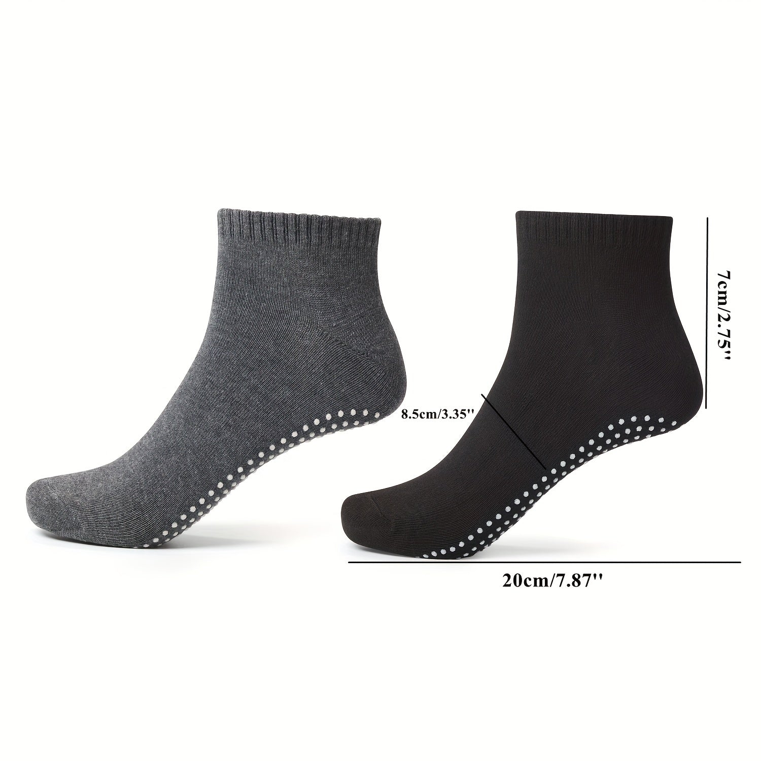 Yoga Socks Non-slip Grips Mid Tube Sports Pilates Ballet Dance Sock