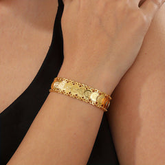 Ramadan Coin Bracelet Copper Bangle For Women