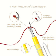 4pcs Sewing Seam Rippers Handy Stitch Rippers For Sewing Crafting