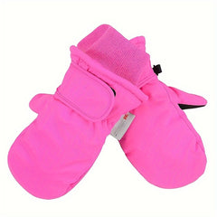 Kids Winter Sports Mittens Non-Slip Waterproof Ski Gloves