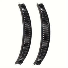 2pcs Wave Hair Clip Combs Solid Hair Accessories