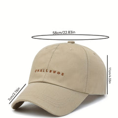 Embroidery Couple Baseball Cap Solid Casual Dad Hat Unisex Sunscreen Sports Hat