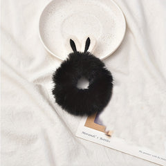 Winter Rabbit Ears Hair Tie for Baby Girls