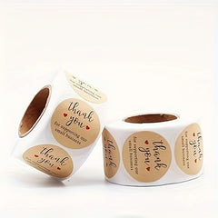 500 Thank You Sticker Self adhesive Label Packaging Sealing Sticker
