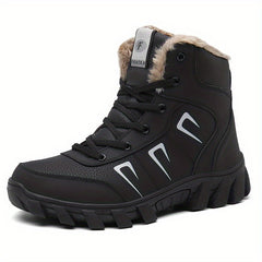 Winter Snow Boots Fleece Lined Hiking Boots