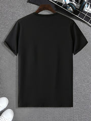 Men's Bear Print Active T-shirt for Outdoor