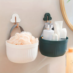 Wall Mounted Hanging Basket Organizer For Bathroom