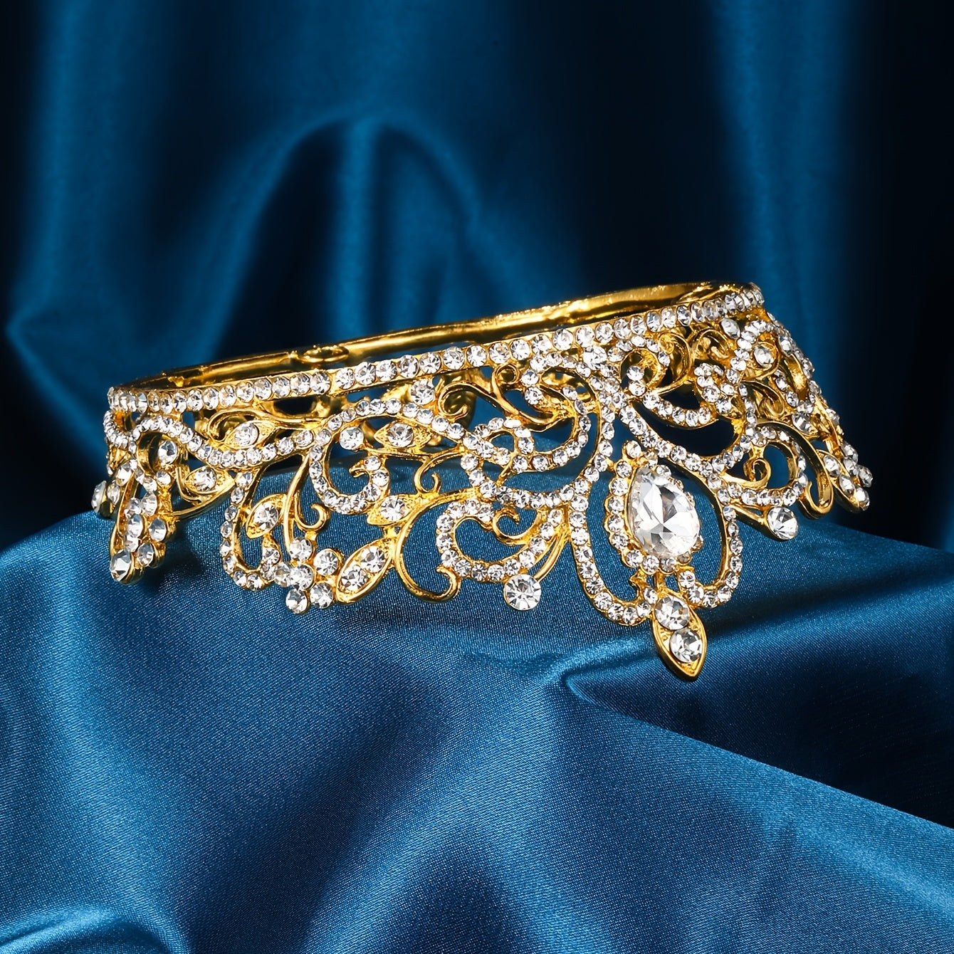 Golden Crown Hairband Headband Bridal Wedding Party Decorations Tiara Birthday