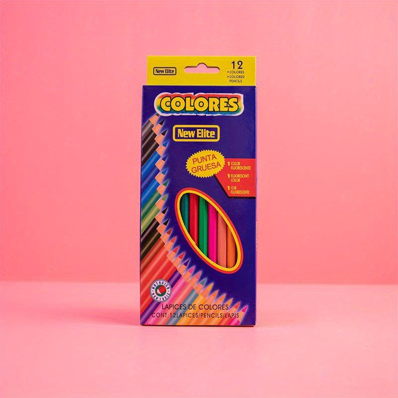 Coloured Pencils Set 12-48 Colours Drawing Colouring