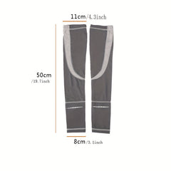 Sunscreen Ice Sleeves Breathable Half Finger Gloves
